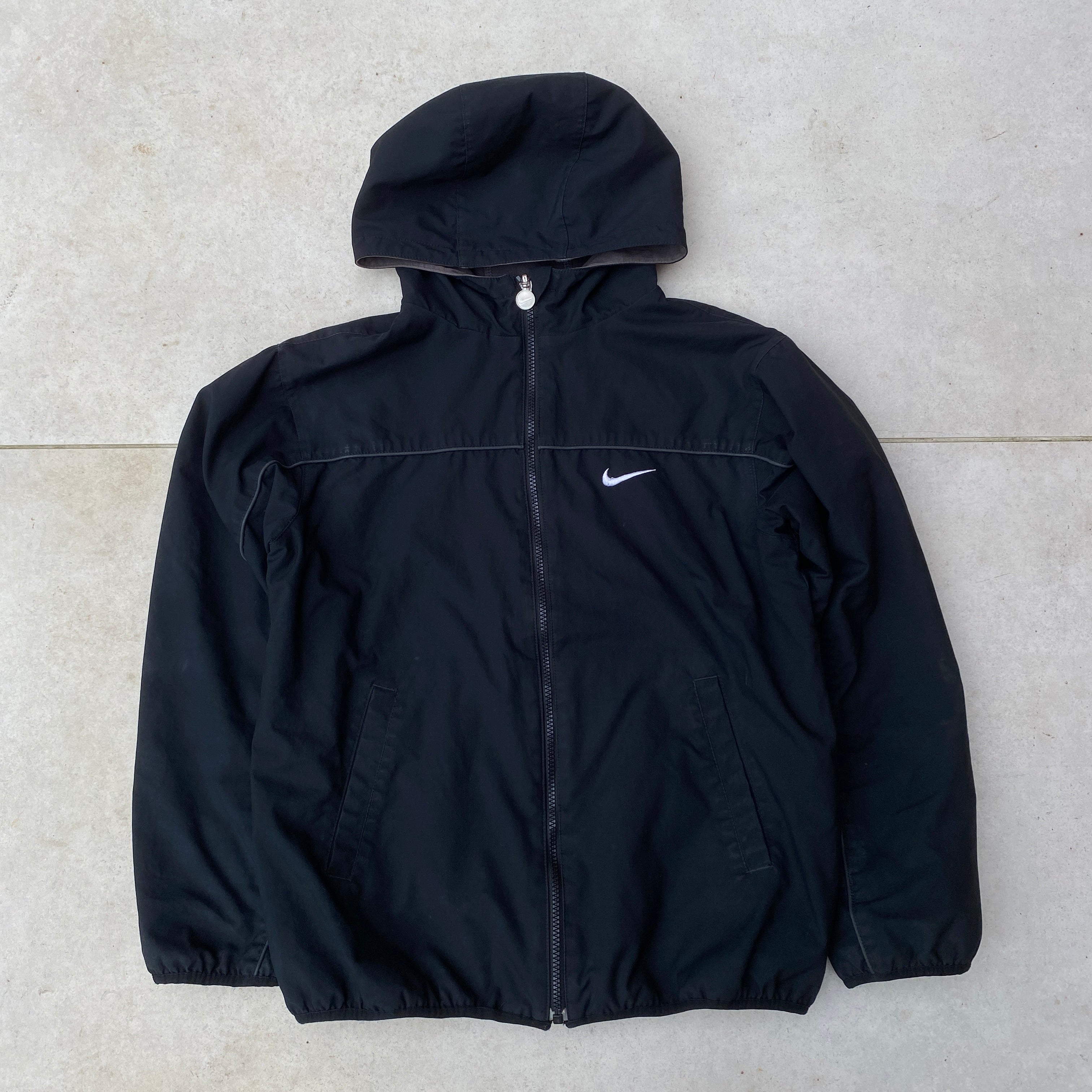 2000'sReversible Fleece Coat Jacket Black