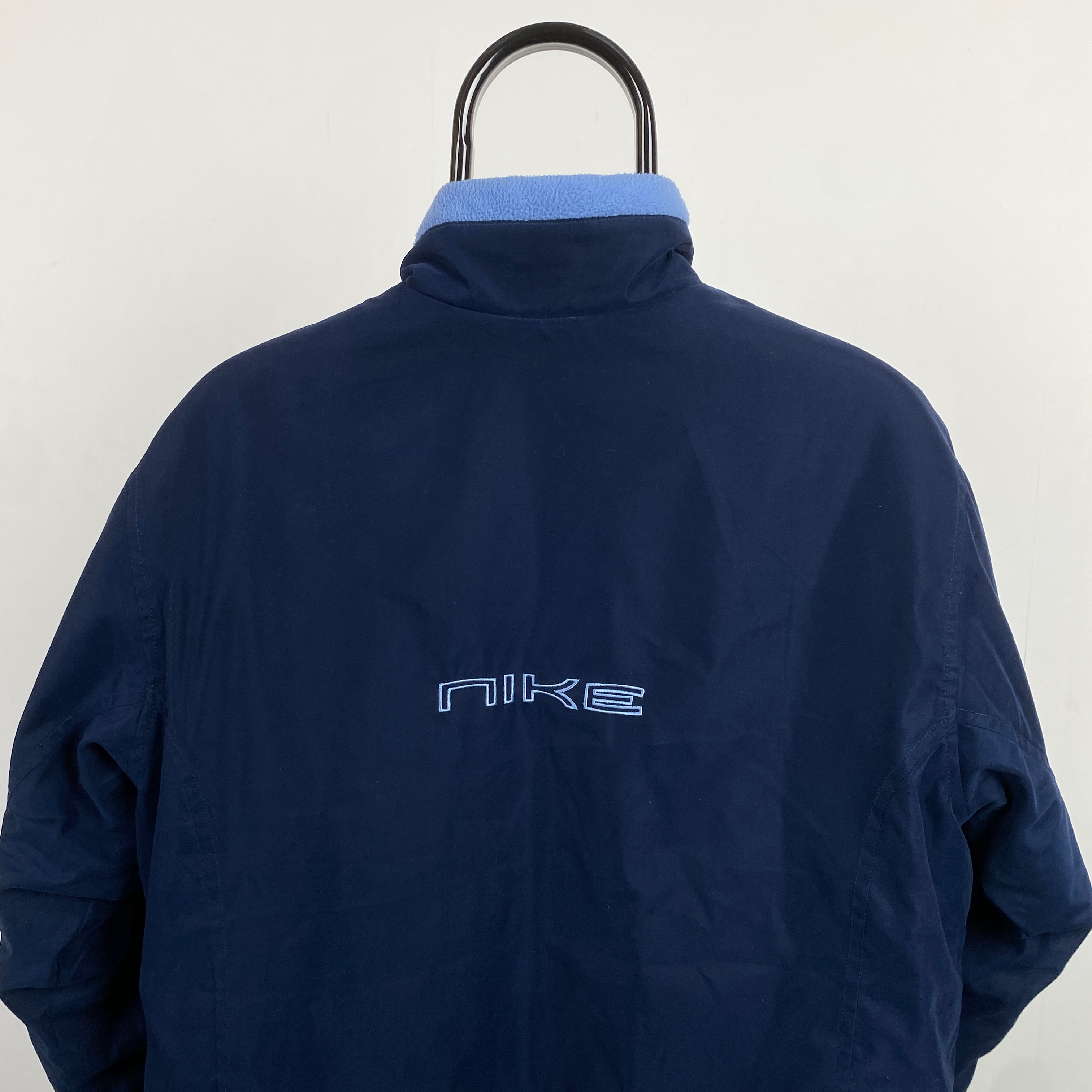 2000'sReversible Fleece Coat Jacket Blue