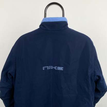 2000'sReversible Fleece Coat Jacket Blue