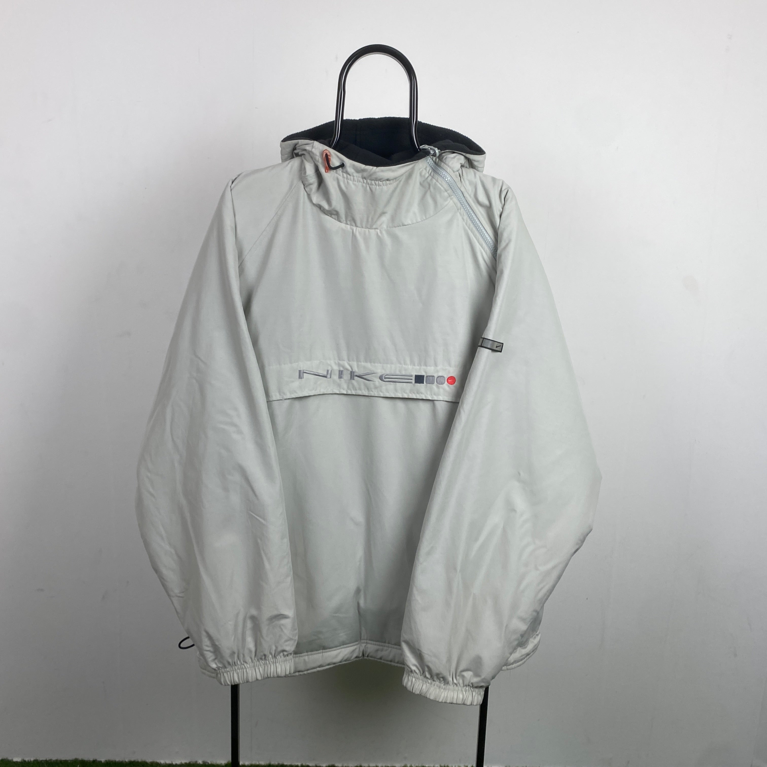 2000'sReversible Side Winder Fleece Coat Jacket Black