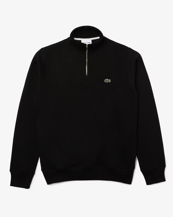 Men's Zip-Up High-Neck Sweatshirt