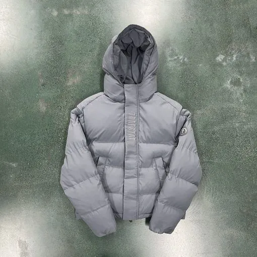 Trapstar Irongate Puffer Jacket Grey