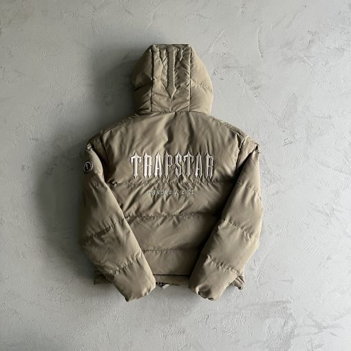 Trapstar Shooters Puffer Jacket Beige