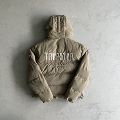 Trapstar Shooters Puffer Jacket Beige
