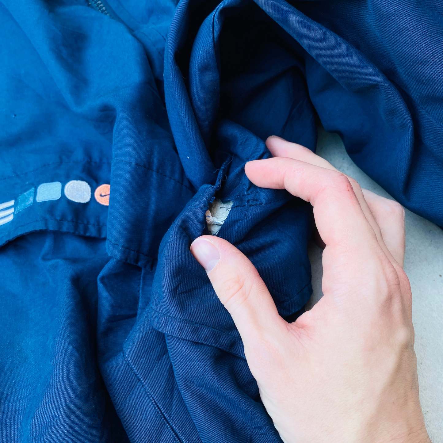 2000'sReversible Sidewinder Fleece Coat Jacket Blue