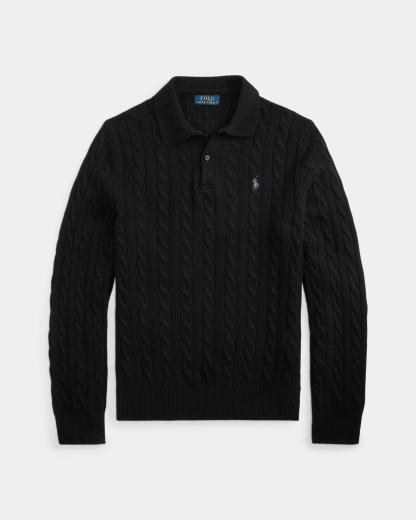 Cable-Knit Wool-Cashmere Sweater