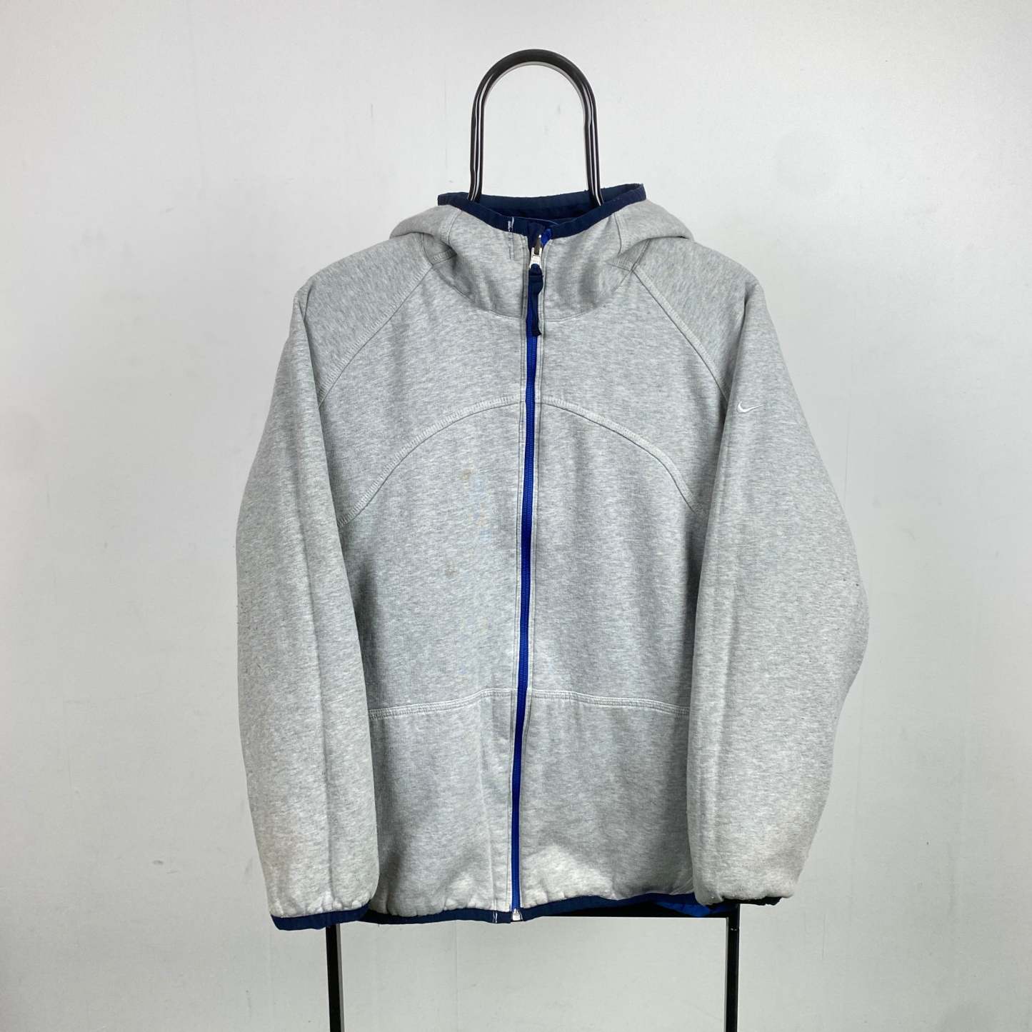 2000'sReversible Fleece Coat Jacket Blue