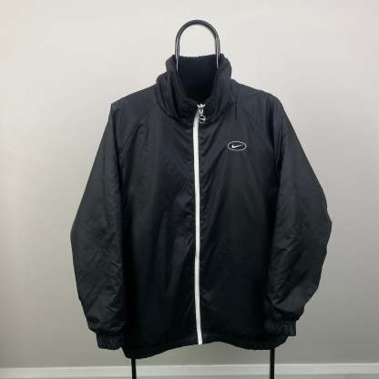 2000'sReversible Fleece Coat Jacket Black