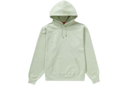 Satin Appliqué Hooded Sweatshirt