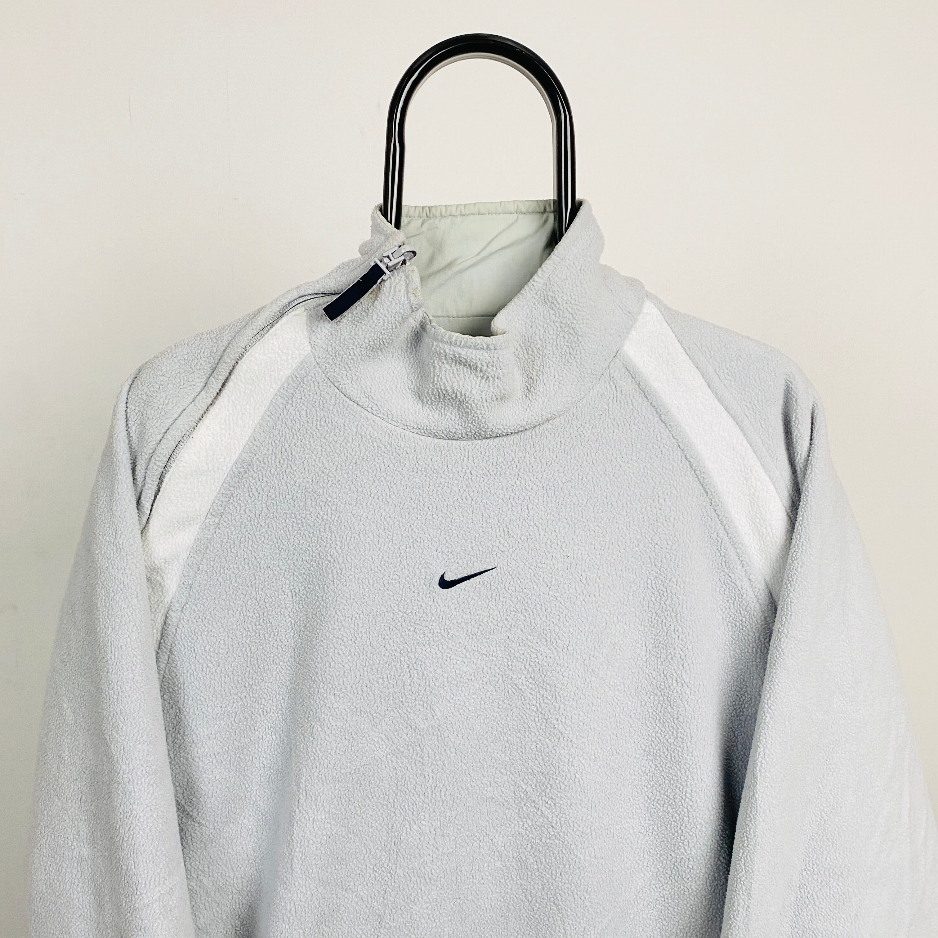 2000'sReversible Side Winder Fleece Jacket Grey