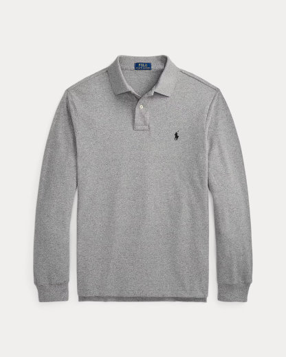 【Up to 59% off！】Mesh Long-Sleeve Polo Shirt – All Fits