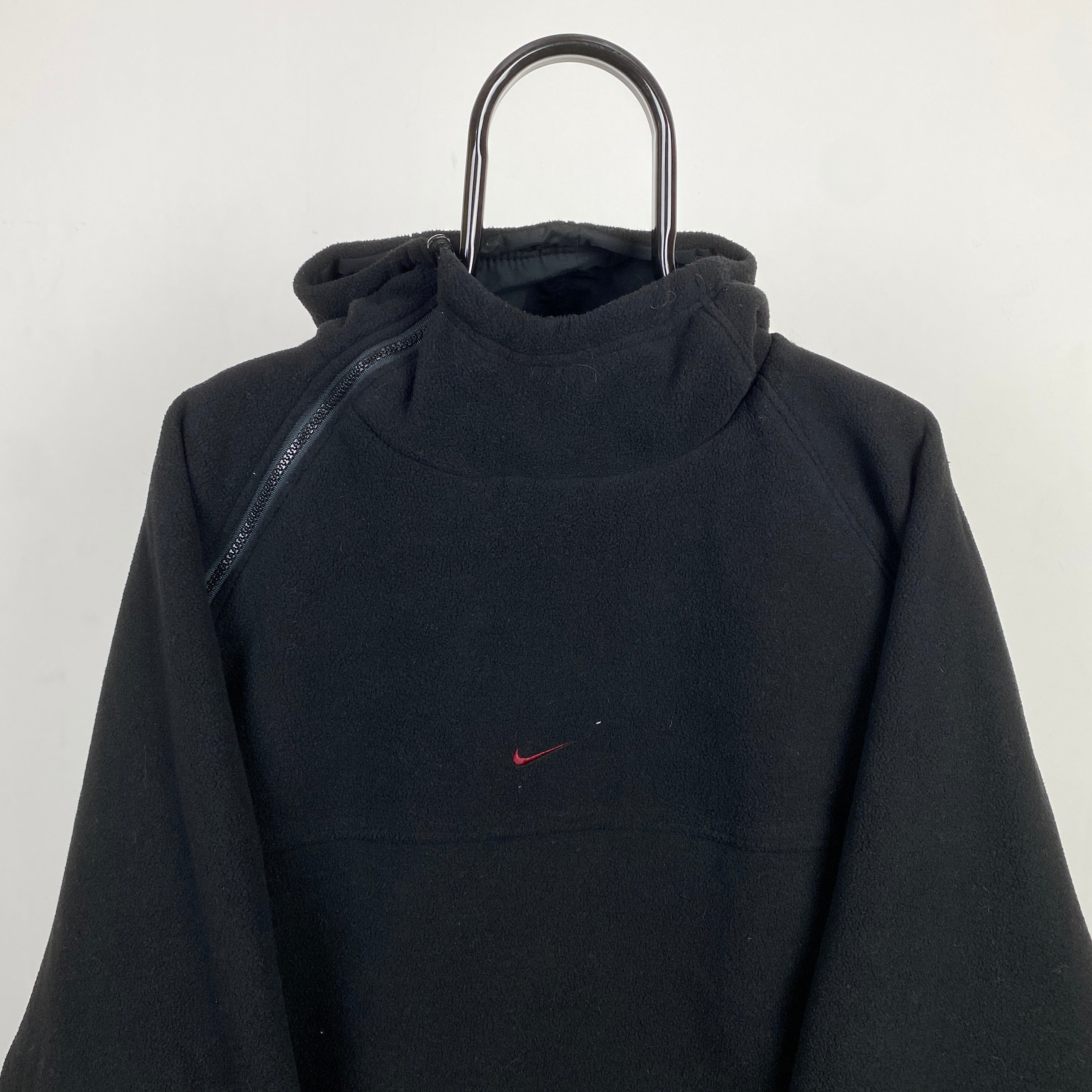 2000'sReversible Sidewinder Fleece Coat Jacket Black