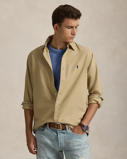 【Up to 59% off！】Garment-Dyed Oxford Shirt - All Fits