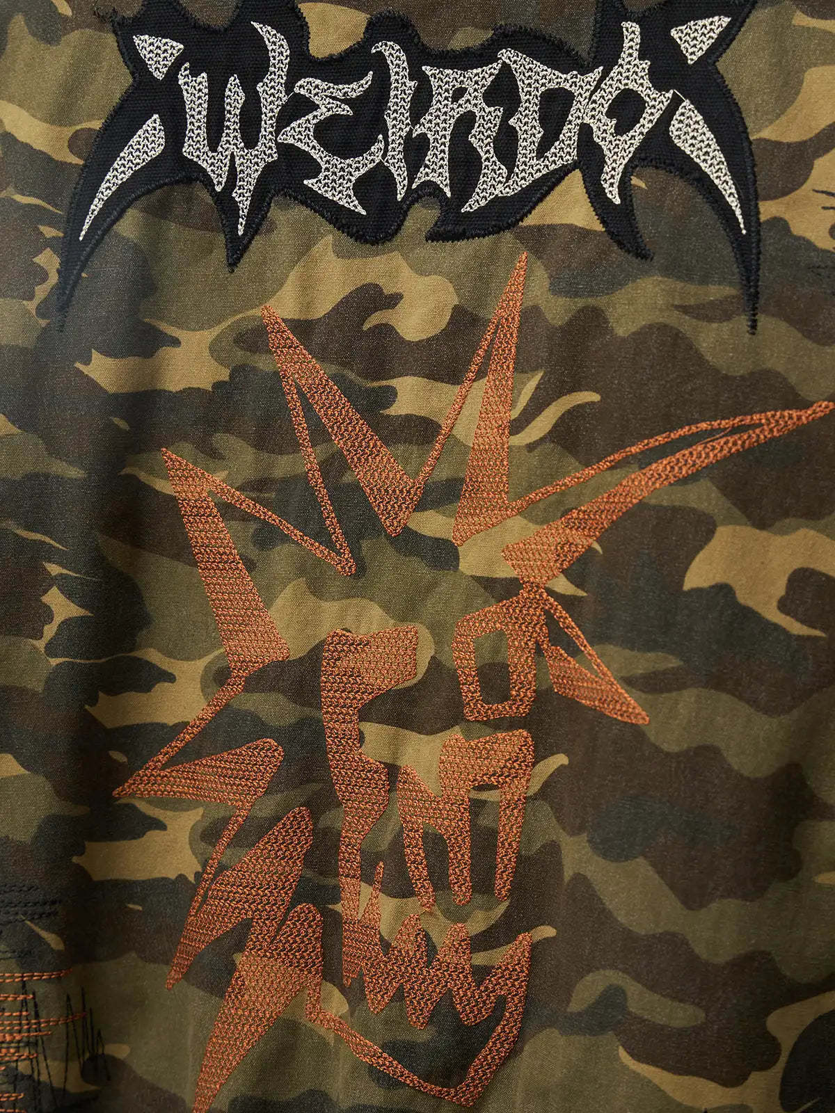 Punk Camo Reversible Cotton Coat