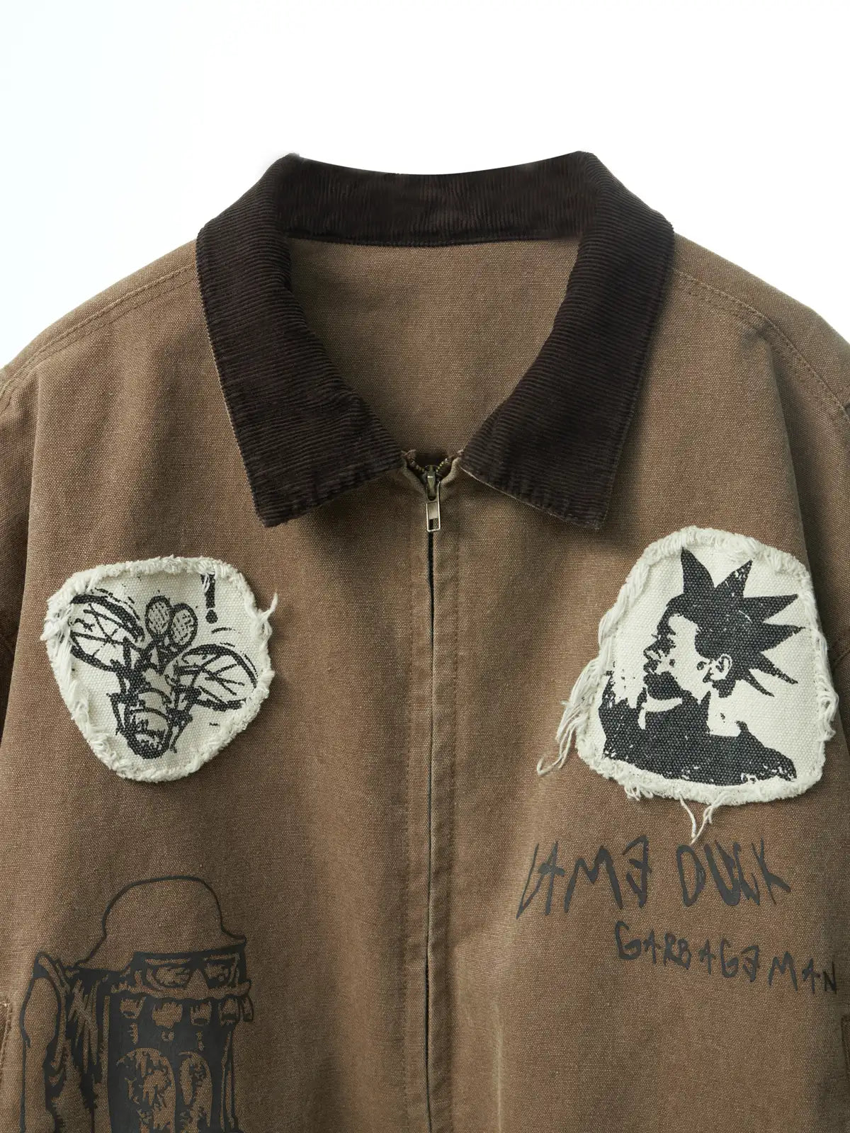 Brown Distressed Detroit Jacket