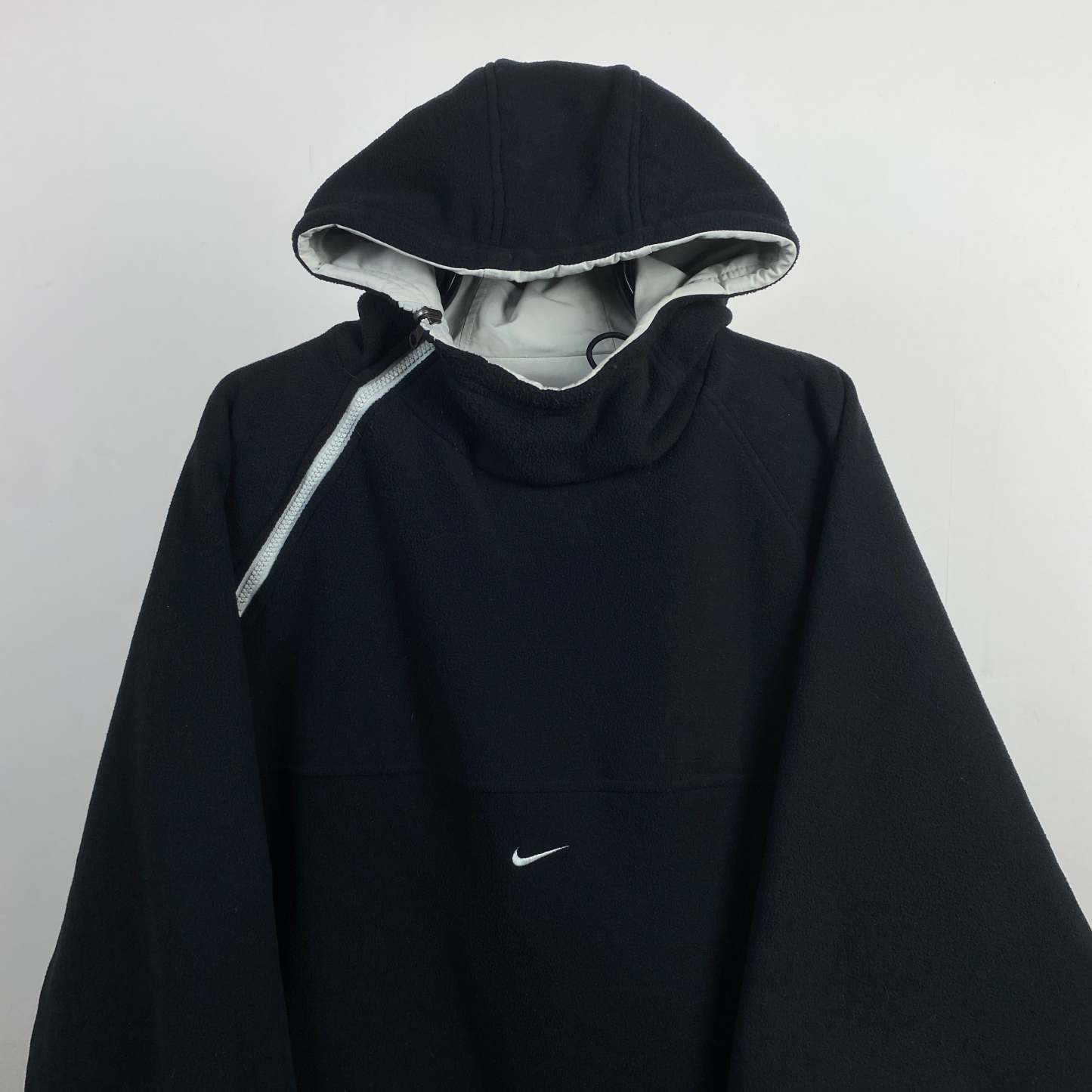 2000'sReversible Side Winder Fleece Coat Jacket Black
