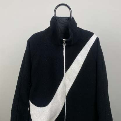 2000'sReversible Fleece Coat Jacket Black