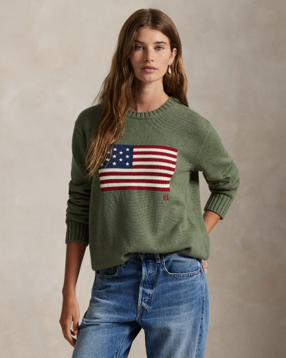 【Up to 59% off！】The Iconic Flag Sweater