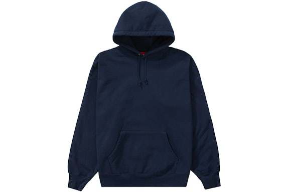 Satin Appliqué Hooded Sweatshirt