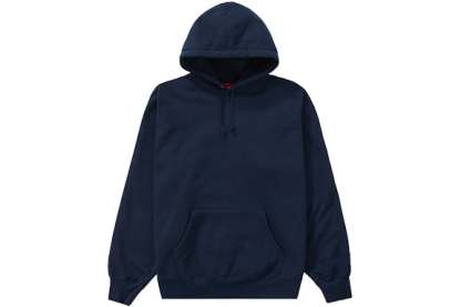 Satin Appliqué Hooded Sweatshirt