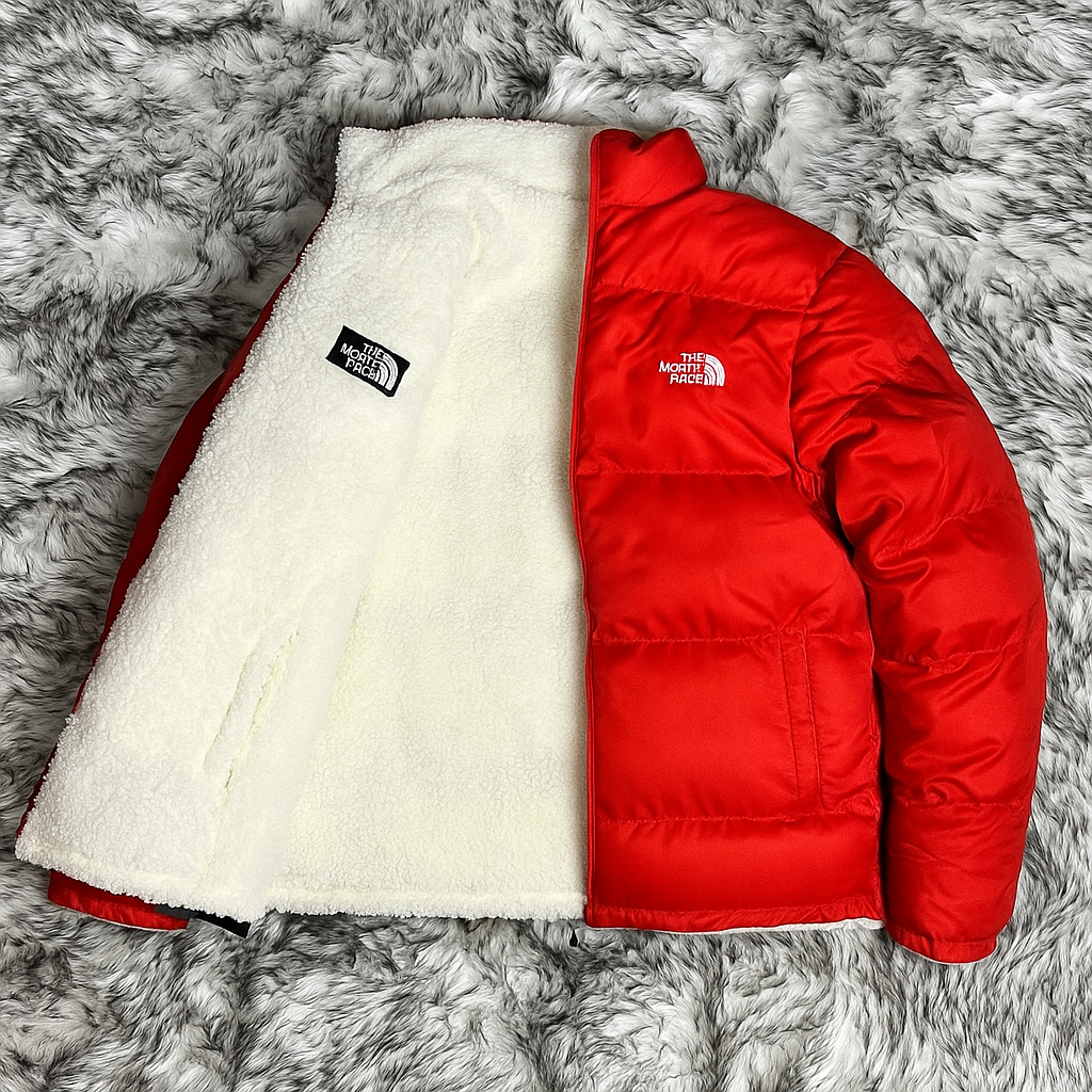 Reversible Puffer Jacket - Two Face.