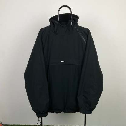 2000'sReversible Sidewinder Fleece Coat Jacket Black