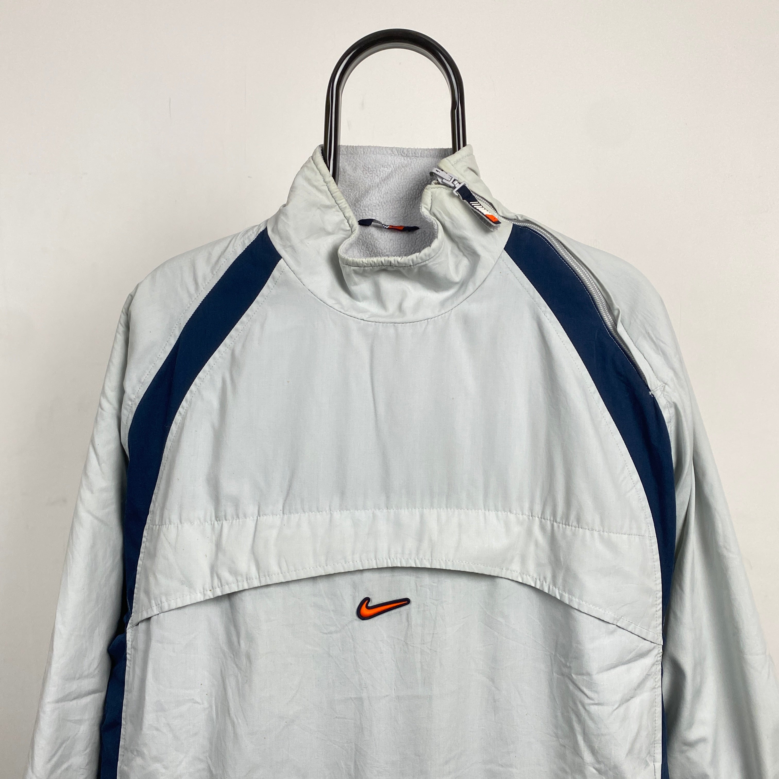 2000'sReversible Side Winder Fleece Jacket Grey