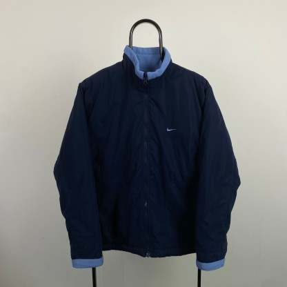 2000'sReversible Fleece Coat Jacket Blue