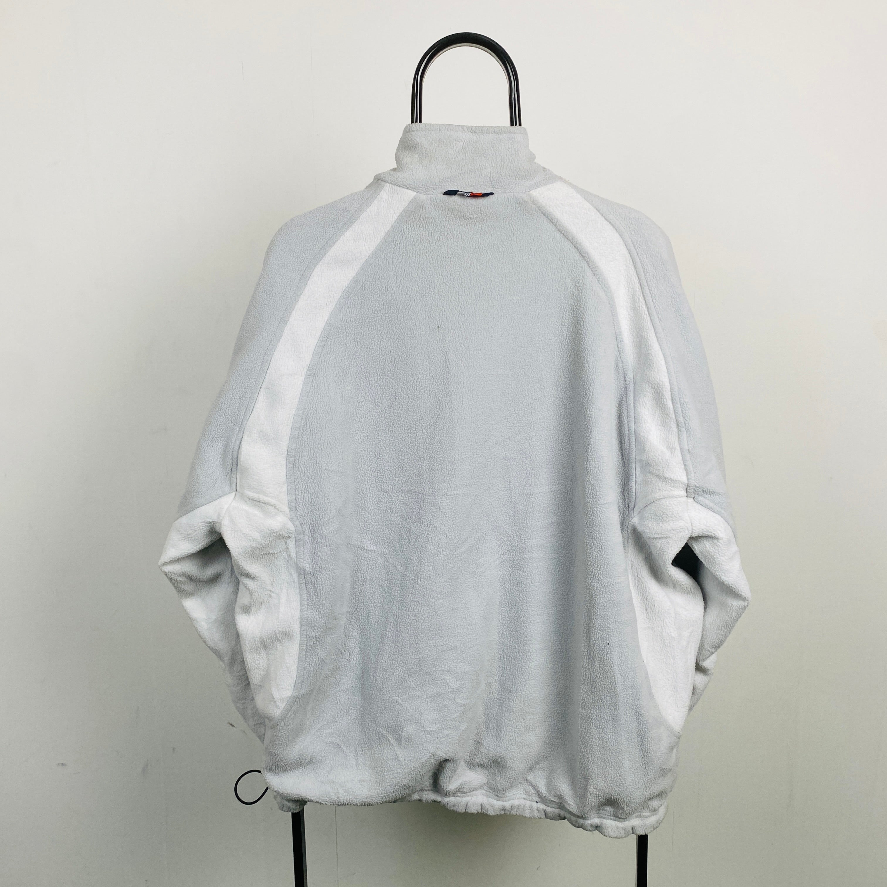 2000'sReversible Side Winder Fleece Jacket Grey