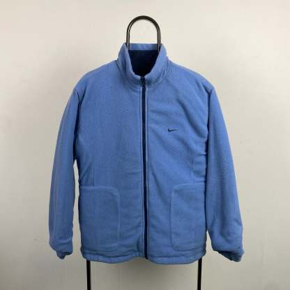 2000'sReversible Fleece Coat Jacket Blue