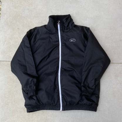 2000'sReversible Fleece Puffer Jacket Black