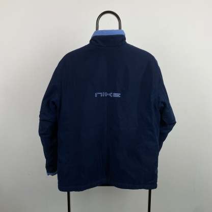2000'sReversible Fleece Coat Jacket Blue