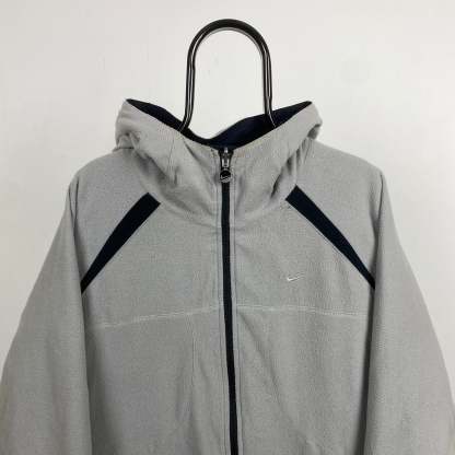 2000'sReversible Fleece Coat Jacket Black