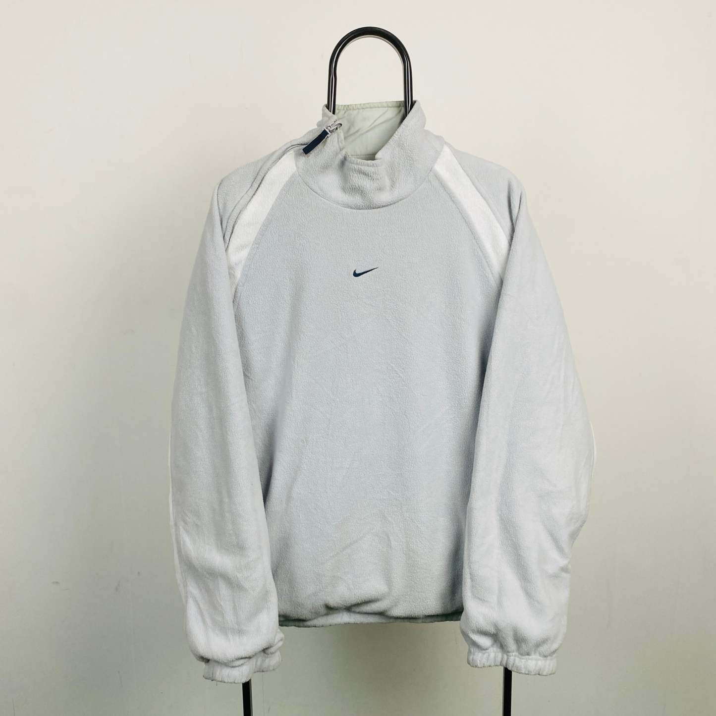 2000'sReversible Side Winder Fleece Jacket Grey