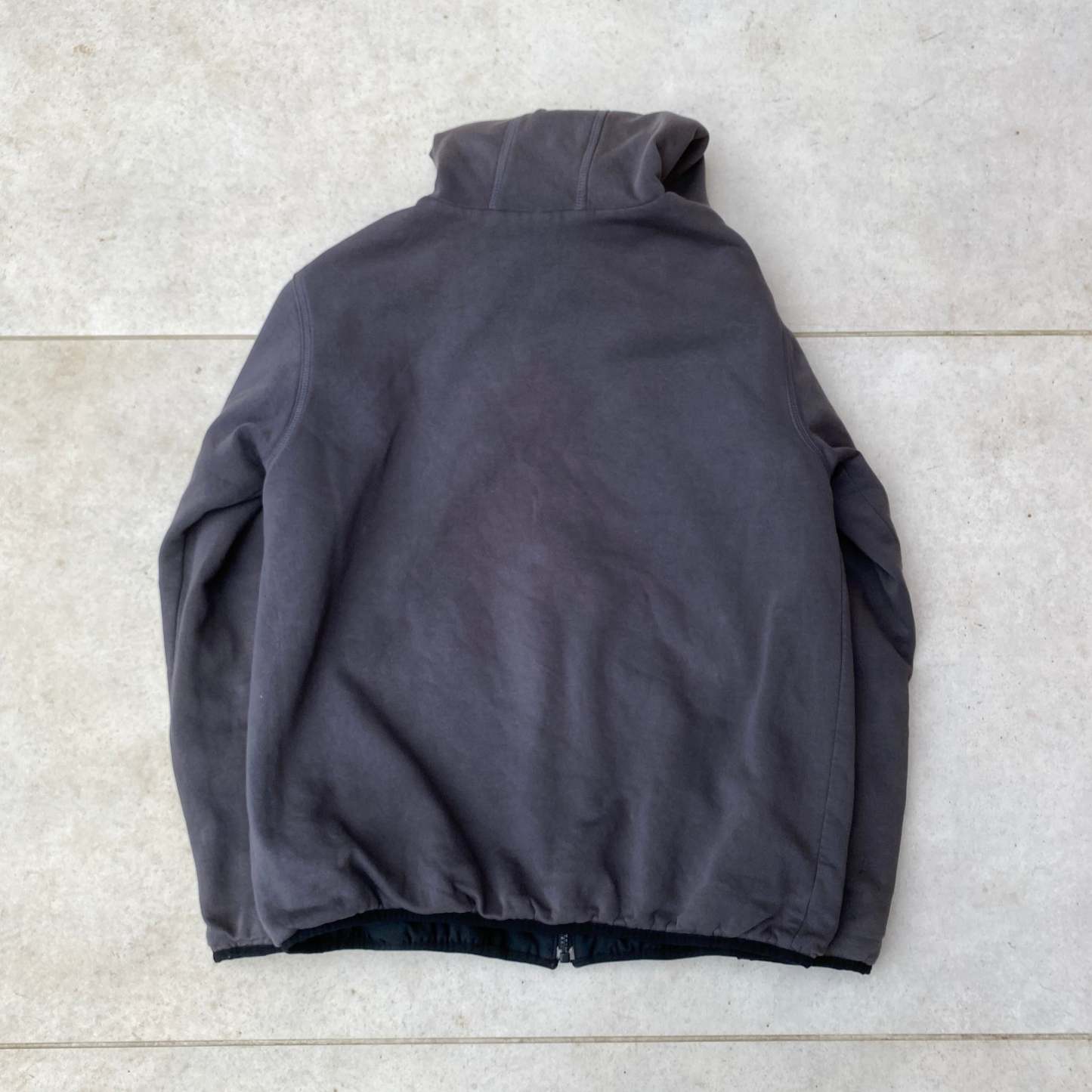 2000'sReversible Fleece Coat Jacket Black