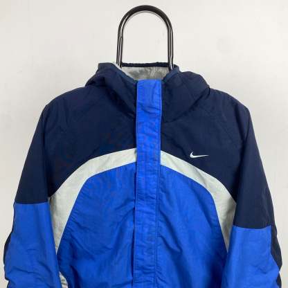 2000'sReversible Fleece Coat Jacket Blue