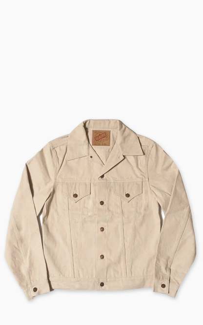 Denime Lot 233-66M Type III Denim Jacket Selvedge Mother Cotton Natural