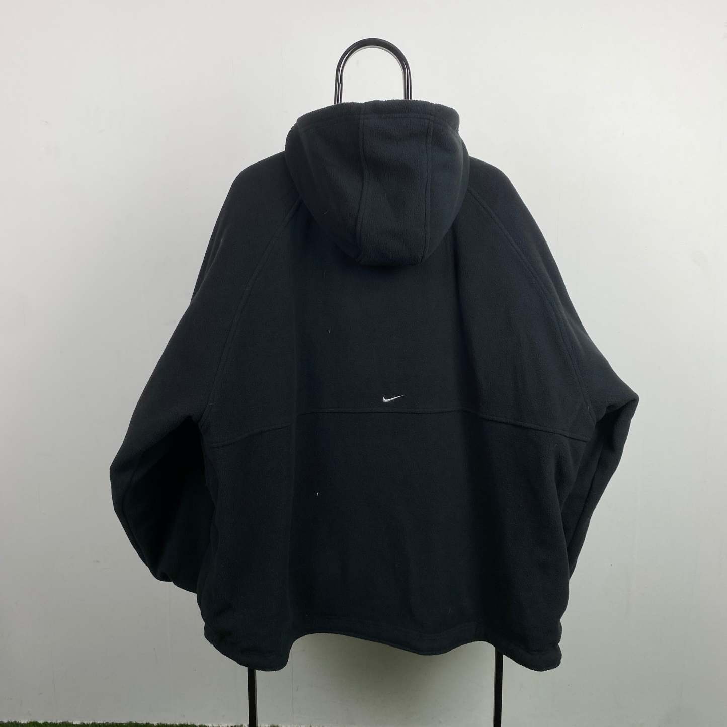 2000'sReversible Side Winder Fleece Coat Jacket Black