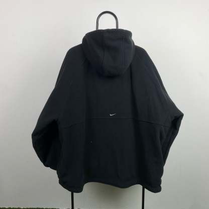 2000'sReversible Side Winder Fleece Coat Jacket Black