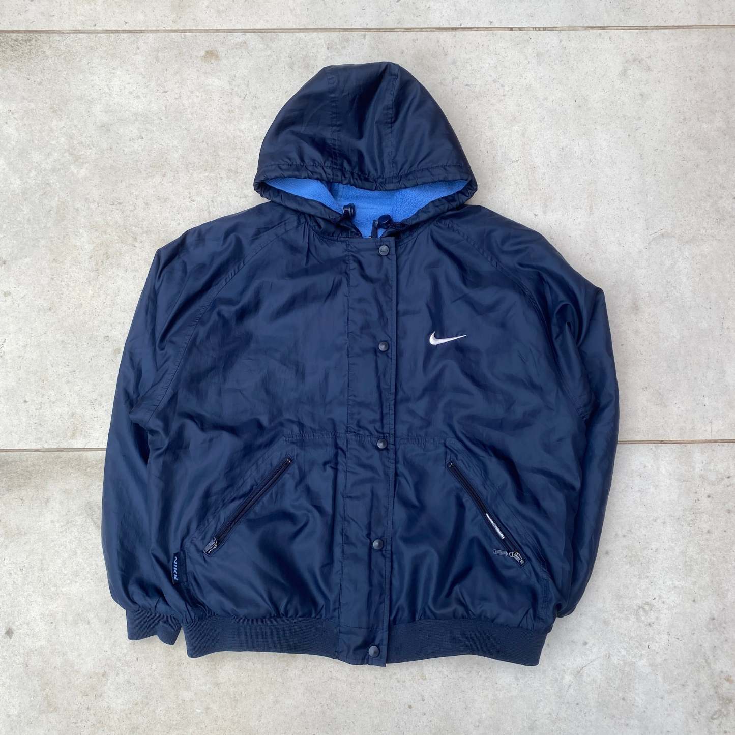 2000'sReversible Fleece Coat Jacket Blue