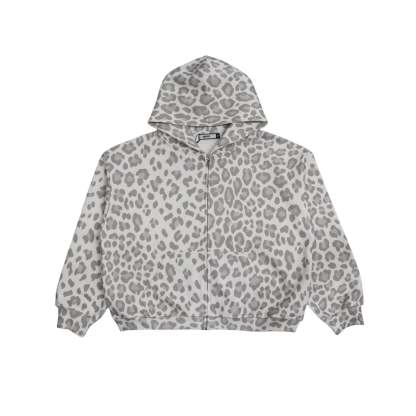 Baggy White Cheetah Jacket