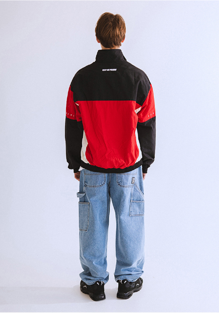 RG Old Track Jacket (Black/Red)
