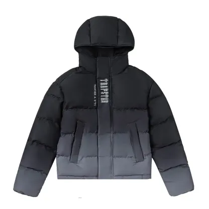 Trapstar Decoded Hooded 2.0 Puffer Jacket Black Gradient