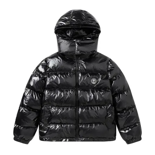 Trapstar Hooded Puffer Irongate Jacket Black