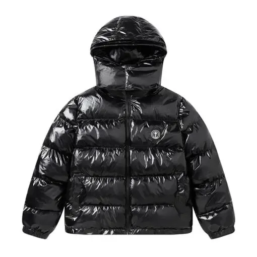 Trapstar Hooded Puffer Irongate Jacket Black