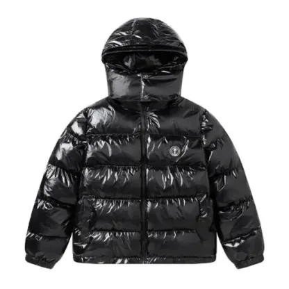 Trapstar Hooded Puffer Irongate Jacket Black
