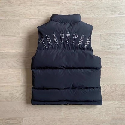 Trapstart Puffer Vest Black Unisex