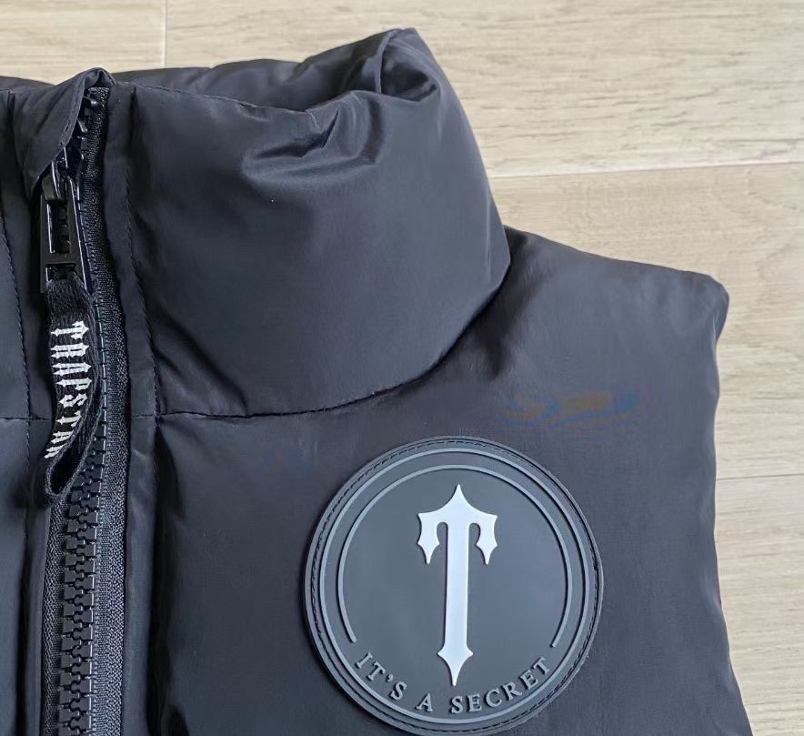 Trapstart Puffer Vest Black Unisex