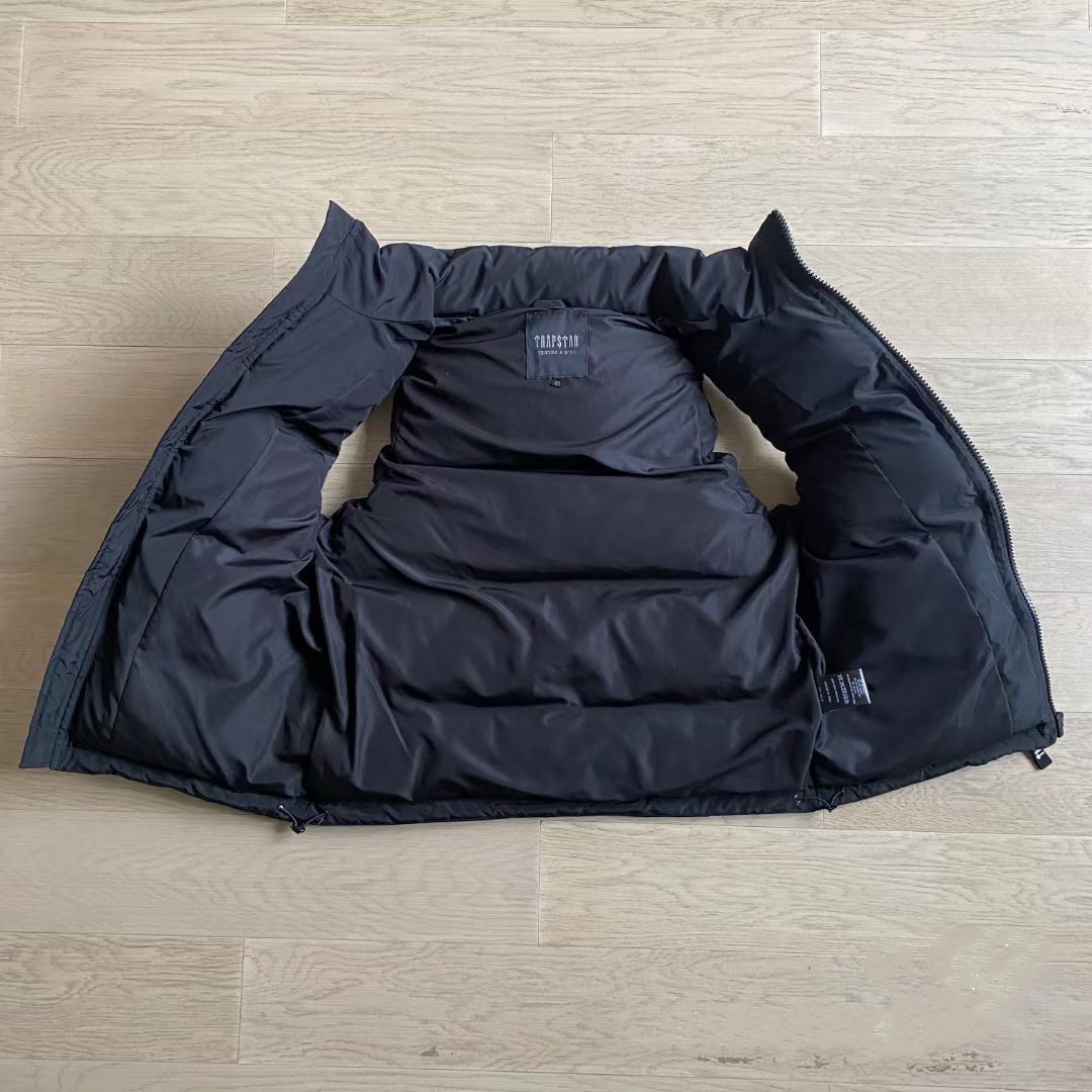 Trapstart Puffer Vest Black Unisex