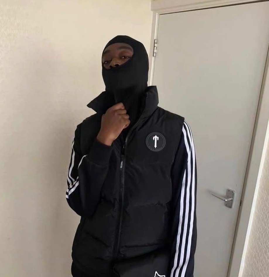 Trapstart Puffer Vest Black Unisex